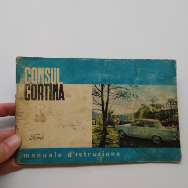 Manuale d'istruzione Ford Consul Cortina. Mediocre