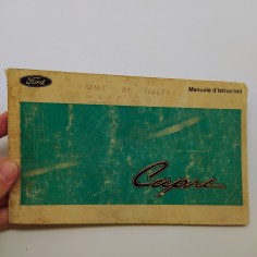 Manuale d'istruzioni Ford Capri. Aloni e macchie diffuse