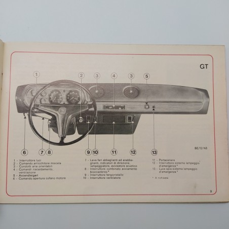Manuale d'istruzioni Ford Escort 1971. Condizioni mediocri