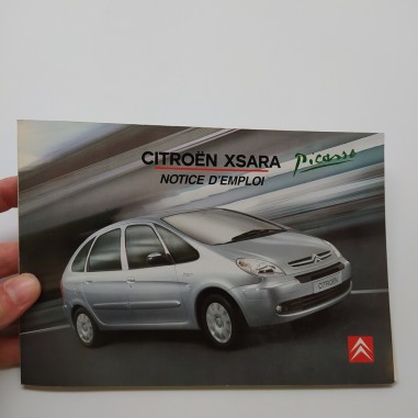 Manuale d'uso francese - Notice d'emploi Citroen XSARA Picasso 2003. Impolverato