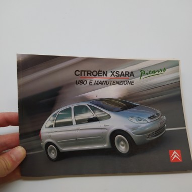 Libretto uso manutenzione Citroen Picaso 2003. Piccola macchia in copertina