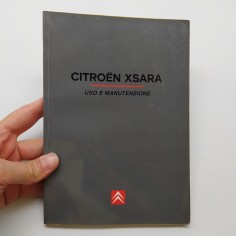 Libretto uso manutenzione Citroen XSARA. Libretto con macchie