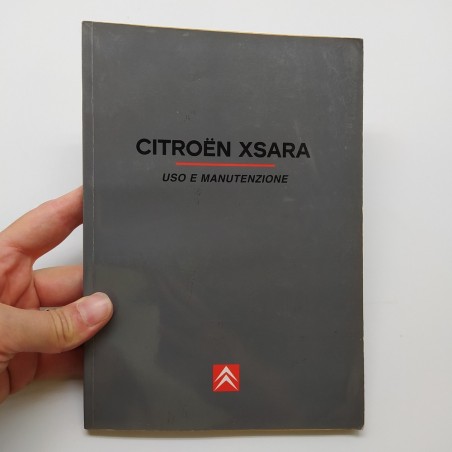 Libretto uso manutenzione Citroen XSARA. Libretto con macchie