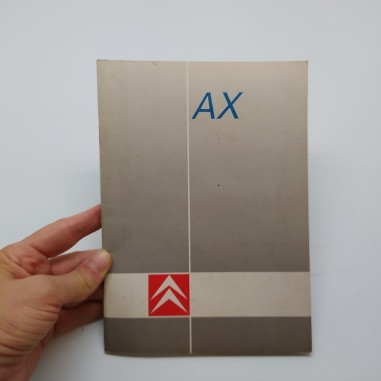 Libretto uso manutenzione Citroen AX 2001. Condizioni mediocri