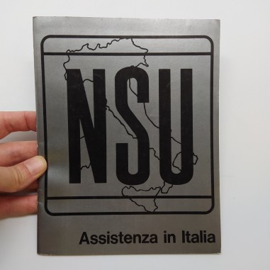 Libretto servizio assistenza in Italia NSU 1970. Annotazioni a penna all'interno