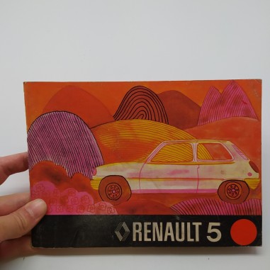 Libretto uso manutenzione Renault 5. Condizioni mediocri