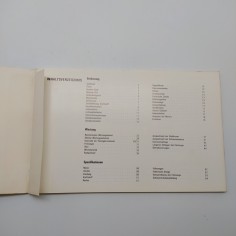 Libretto uso manutenzione SIMCA 1100 tedesco e italiano. Impolverato 2