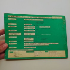 Libretto uso manutenzione Citroen Dyane 6 (AY-CB) 1976. Copertina con foro 2