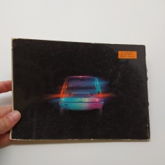 Libretto uso manutenzione Renault 5. Ingiallimenti e bordi logori. 2