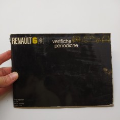 Renault 6. Libretto uso manutenzione e verifiche periodiche 1970. Mediocre 2