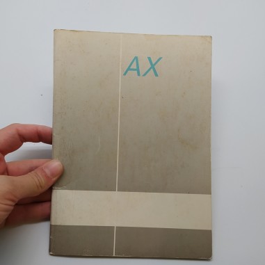 Libretto uso manutenzione Citroen AX 1988. Condizioni mediocri