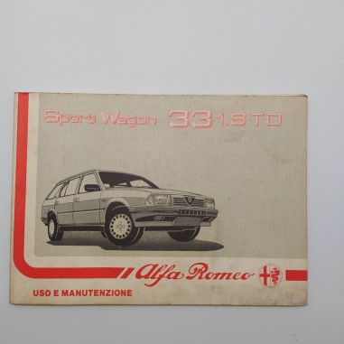 Libretto uso manutenzione Alfa Romeo Sport Wagon 33 1.8 TD. Macchie diffuse