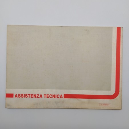 Libretto uso manutenzione Alfa Romeo Sport Wagon 33 1.8 TD. Macchie diffuse
