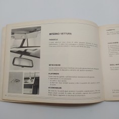 Libretto uso manutenzione Alfasud e Alfasud L. Ingiallimento interno 2