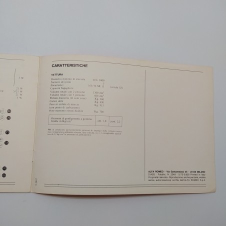 Libretto uso manutenzione Allegato Alfasud giardinetta. Polvere e macchie