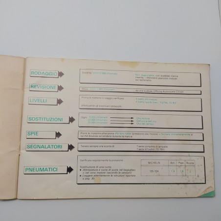 Libretto uso manutenzione Citroen Dyane 6 (AY-CB). Condizioni mediocri, scritte