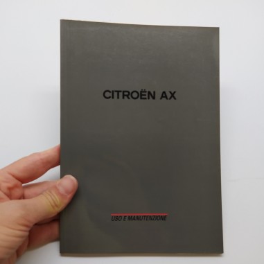 Libretto uso manutenzione Citroen AX 2005. Buone condizioni