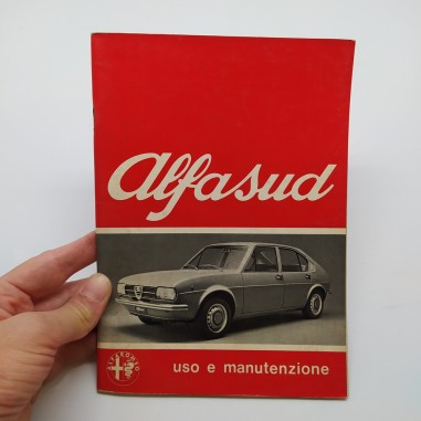 Libretto uso manutenzione Alfasud 1976. Mediocre