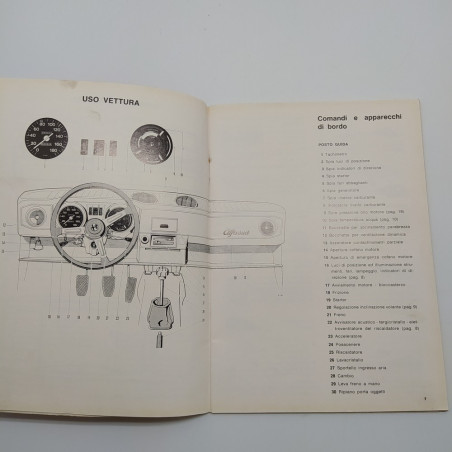 Libretto uso manutenzione Alfasud 1976. Mediocre