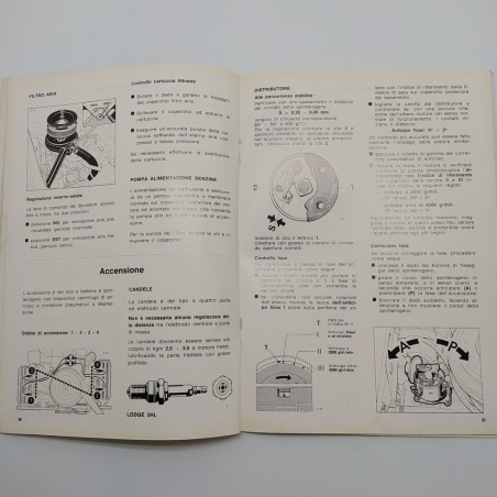 Libretto uso manutenzione Alfasud 1976. Mediocre