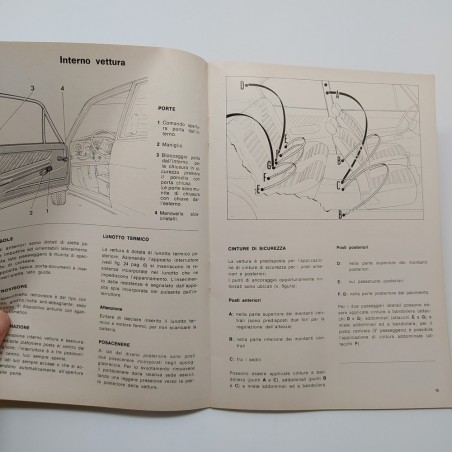 Libretto uso manutenzione Alfasud ti 1973. Aloni e polvere