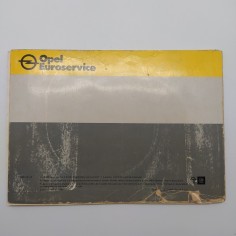 Libretto uso manutenzione Opel Corsa 1986. Copertina con pieghe e strappi 2