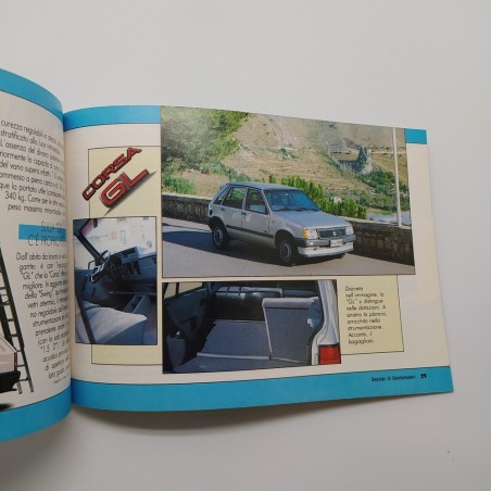 Allegato Dossier di Gentemotori, Rusconi editore su Opel Corsa 1988. Macchie