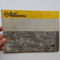 Libretto uso manutenzione Opel Ascona 1985. Condizioni mediocri 2