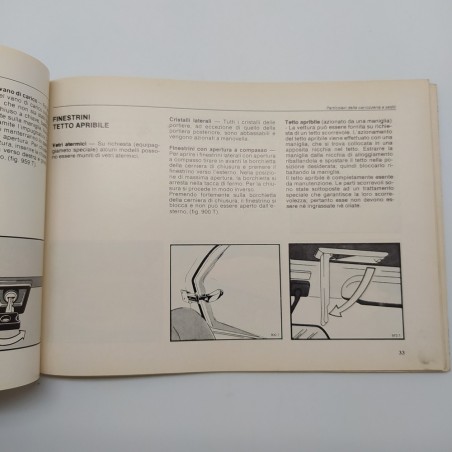 Libretto uso manutenzione Opel Kadett-D 1981. Copertina in condizioni mediocri