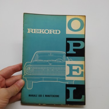 Libretto uso manutenzione Opel Rekord 1963. Mediocre