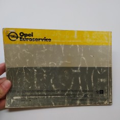 Libretto uso manutenzione Opel Ascona 1986, lingua spagnola. Condizioni mediocri 2