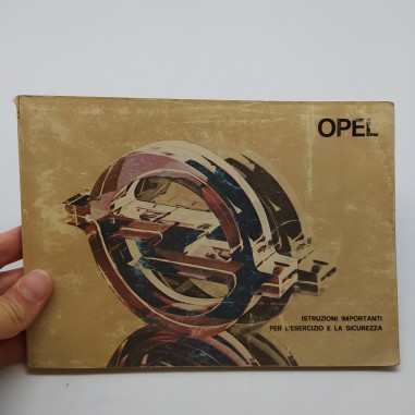 Libretto uso manutenzione Opel 1977. Condizioni mediocri