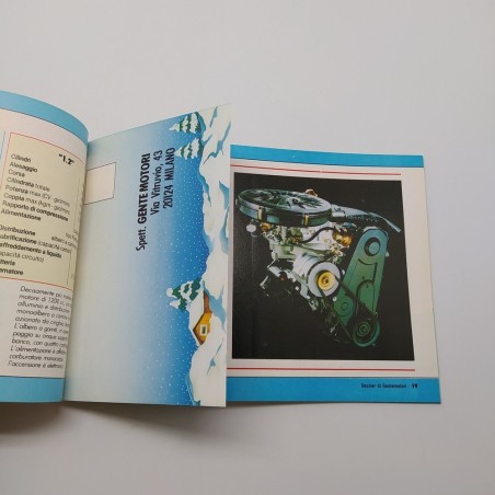 Dossier di Gente Motori, Rusconi editore allegato Opel Corsa 1988. Ingiallimenti