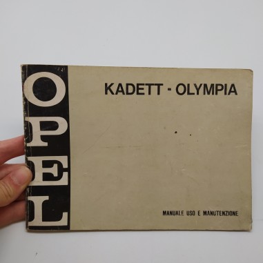 Opel libretto uso manutenzione Kadett e Olympia 1969. Macchie diffuse