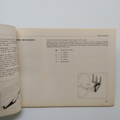 Opel libretto uso manutenzione Rekord diesel 1974. Rilagatura con fermacampioni 2