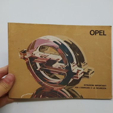 Opel Istruzioni per l'esercizio e la sicurezza 1979. Mediocre