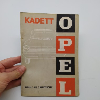 Manuale uso manutenzione Opel Kadett 1964. Condizioni mediocri