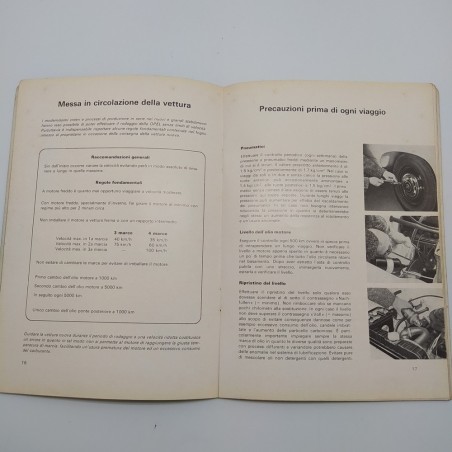 Manuale uso manutenzione Opel Rekord 1964. Mediocre e macchiato