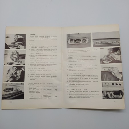Opel Manuale uso manutenzione vettura Kadett 1963. Condizioni mediocri