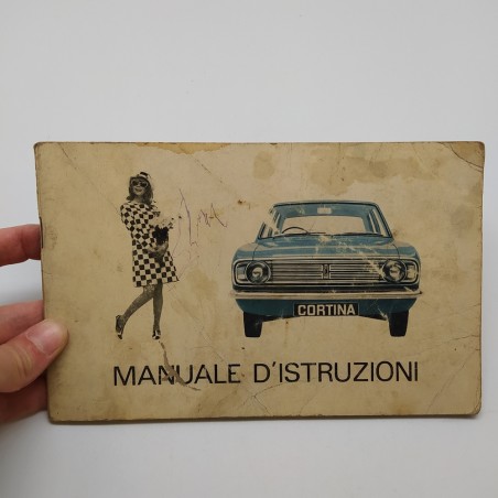 Manuale d'istruzioni Ford Cortina. Strappi, macchie e ingiallimenti