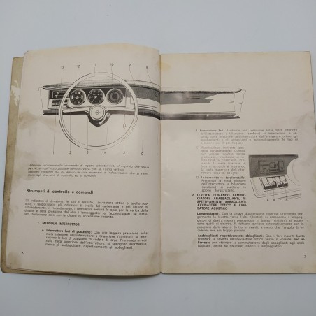 Opel Manaule d'uso e manutenzione vetture Kadett motore 1100cc. Macchie officina