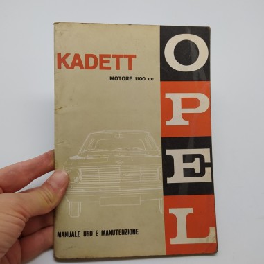 Opel, manuale d'uso e manutenzione dei modelli Kadett motore da 1100cc. Mediocre