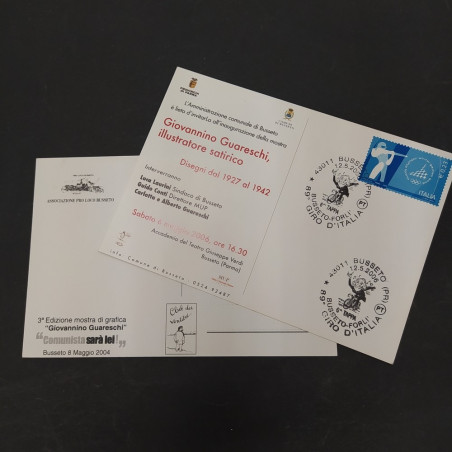 Lotto di 6 cartoline Guareschi, Pro loco Busseto anni '90/2000. Ottimo