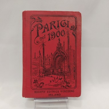 Guida di Parigi con pianta dell'esposizione internazionale e città 1900. Aloni