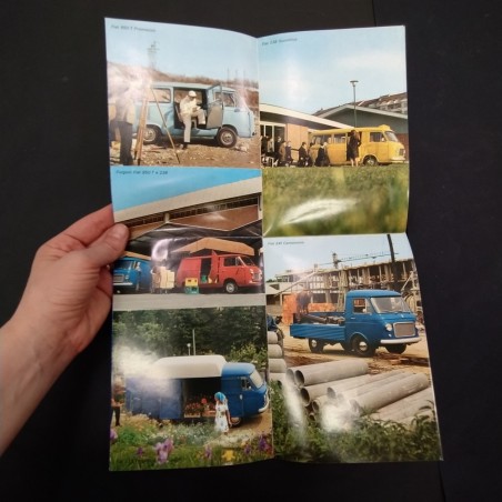 Poster/catalogo Fiat per il trasporto commerciale - Stampato 3397