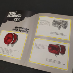 Catalogo pieghevole elettro-luce per auto C.E.V. Buono 2