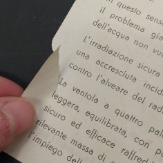 Opuscolo Superventilatore per Fiat 500. Piccolo strappo 2