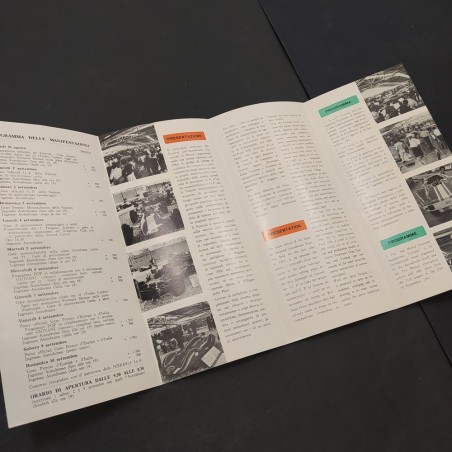 Depliant 3° festival Autodromo di Monza 1967. Segni sul retro, altrimenti buono
