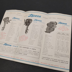 Catalogo pieghevole motori marini Lauson. Buono 2