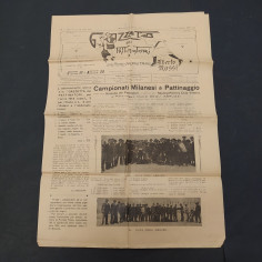 Gazzetta dei pattinatori n.1 del 1914. Buono